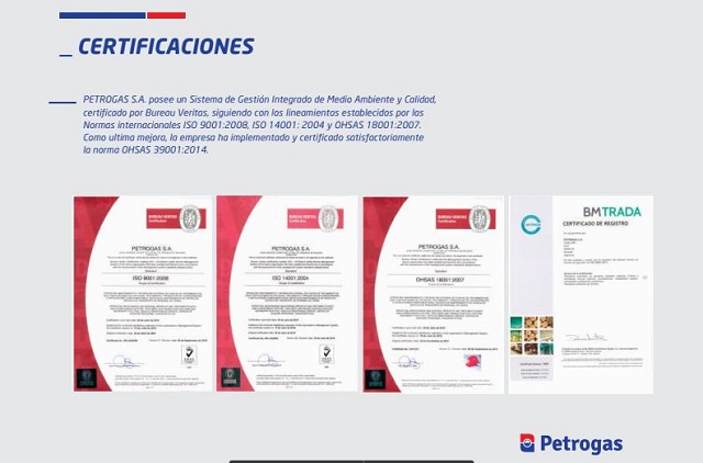 Certificaciones